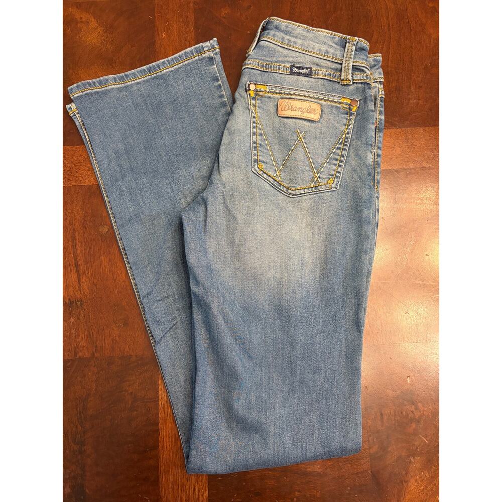 Wrangler Retro Mae Bootcut Jeans Womens 5x34 KM Wash Preowned